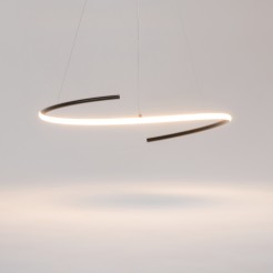 MAYTONI Lampa wisząca Curve 31W LED 1600lm 3000-4000K 80 CRI  MOD242PL-L33BK