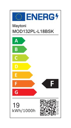 MAYTONI Lampa wisząca Cascade 19W LED 1500lm 2600-3500K 80 CRI  MOD132PL-L18BSK