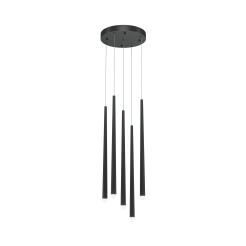 MAYTONI Lampa wisząca Cascade 30W LED 1650lm 4000K 80 CRI  MOD132PL-L28BK2