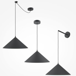 MAYTONI Lampa wisząca Basic colors 40W E27 MOD167PL-01B