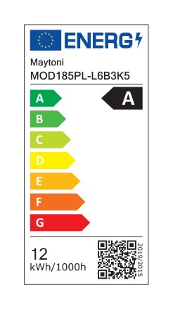 MAYTONI Lampa wisząca Bangkok 12W LED 1200lm 3000K 80 CRI  MOD185PL-L6B3K5