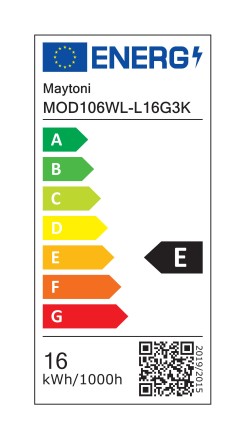 MAYTONI Lampa ścienna (kinkiet) Axis 16W LED 1400lm 3000K 80 CRI  MOD106WL-L16G3K
