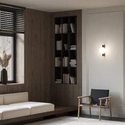 MAYTONI Lampa ścienna (kinkiet) Avantgarde 25W G9 MOD324WL-01B