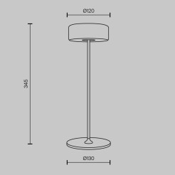 MAYTONI Lampa stołowa AI Collaboration 3W LED 120lm 2200-4000K 82 CRI Dimmable  MOD229TL-L3W3K2