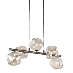 LAVA BROWN LAMPA WISZACA 5XG9 11026