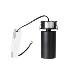 MAXLIGHT H0127 LAMPA SUFITOWA HALO D BLACK PODTYNKOWA
