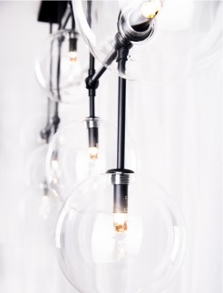 MAXLIGHT P0396  LAMPA WISZĄCA LOLLIPOP BLACK