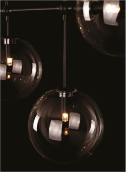 MAXLIGHT P0396  LAMPA WISZĄCA LOLLIPOP BLACK
