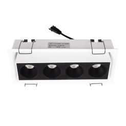 MAXLIGHT H180.04 OPRAWA WPUSTOWA MODULAR, DO SKOMPLETOWANIA Z MODUŁEM HM180 I TRAFO HT180







