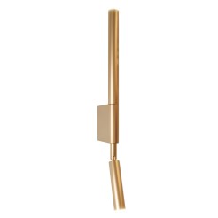 MAXLIGHT W0341 KINKIET ORGANIC I ZŁOTO SZCZOTKOWANE