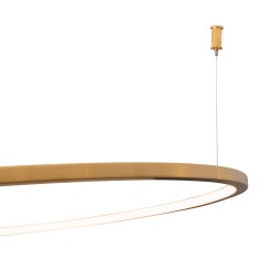 MAXLIGHT C0240 PLAFON QUEEN 80CM  BRUSHED GOLD 20W 3000K