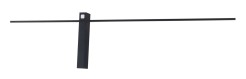 MAXLIGHT W0283 KINKIET SABRE 91 cm CZARNY IP23, ściemnialny z włącznikiem dotykowym