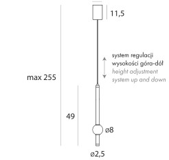 MAXLIGHT P0611 LAMPA WISZĄCA VERDES