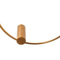 MAXLIGHT C0239 PLAFON QUEEN 60CM  BRUSHED GOLD 15W 3000K  