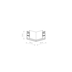 LVM HORIZONTAL CORNER 11618