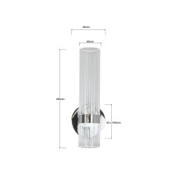 Kinkiet Ambiente chrom LED CCT LP-1510/1W CH