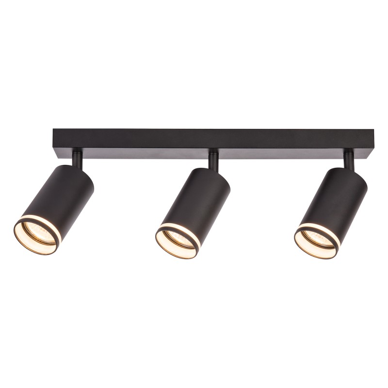 Oprawa Pipe Ring Spot Czarny 3xGU10 ML2071