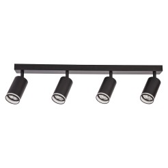 Oprawa Pipe Ring Spot Czarny 4xGU10 ML2073