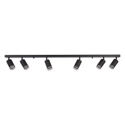 Oprawa Pipe Ring Spot Czarny 6xGU10 ML2075