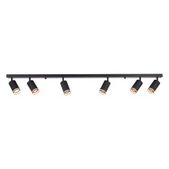 Oprawa Pipe Ring Spot Czarny 6xGU10 ML2075