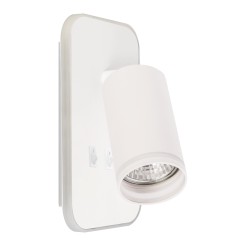 Oprawa Pipe Ring Kinkiet Biały 1xGU10 + LED 6W ML2082