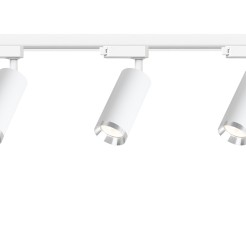 Zestaw Oprawa Mica Track Biały + Chrom 3xGU10 1m ML2105