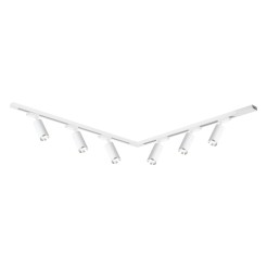 Zestaw Oprawa Mica Track Biały + Chrom 6xGU10 2m ML2107
