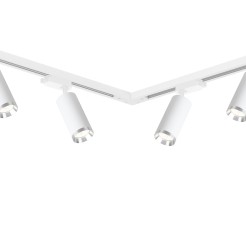 Zestaw Oprawa Mica Track Biały + Chrom 6xGU10 2m ML2107