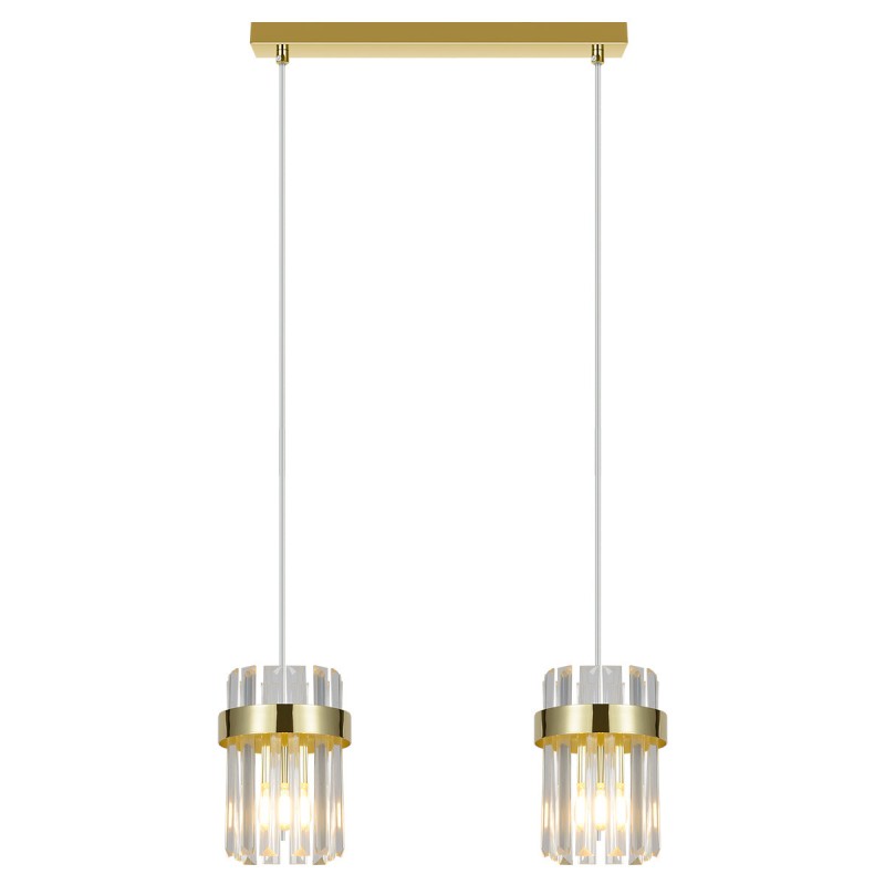 Lampa wisząca Vetro złota 2xE14 LP-2910/2L GD