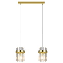 Lampa wisząca Vetro złota 2xE14 LP-2910/2L GD