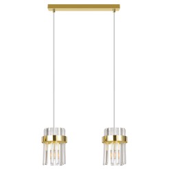 Lampa wisząca Vetro złota 2xE14 LP-2910/2L GD