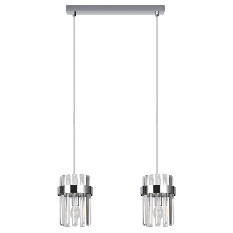 Lampa wisząca Vetro chrom 2xE14 LP-2910/2L CH