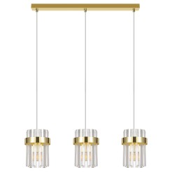 Lampa wisząca Vetro złota 3xE14 LP-2910/3L GD