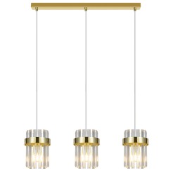 Lampa wisząca Vetro złota 3xE14 LP-2910/3L GD