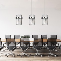 Lampa wisząca Vetro chrom 3xE14 LP-2910/3L CH