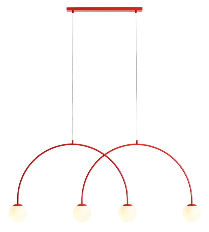 LAMPA WISZĄCA UNA 4 RED CHILLI L 1116L19_L