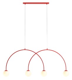 LAMPA WISZĄCA UNA 4 RED CHILLI L 1116L19_L