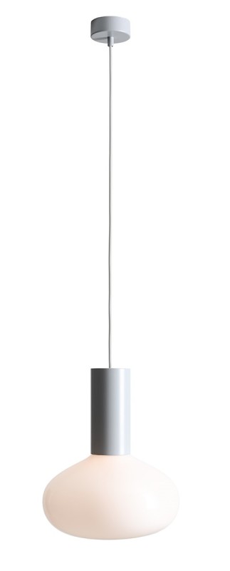 LAMPA WISZĄCA FLO GREY M (opal glass) 7000G22_M