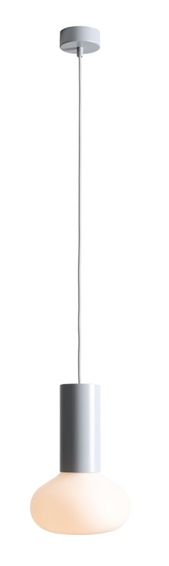LAMPA WISZĄCA FLO GREY S (opal glass) 7000G22_S