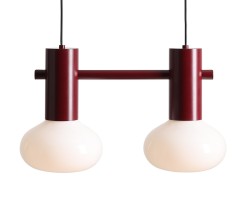 LAMPA WISZĄCA FLO 2 RUBY S (opal glass) 7000H27_S