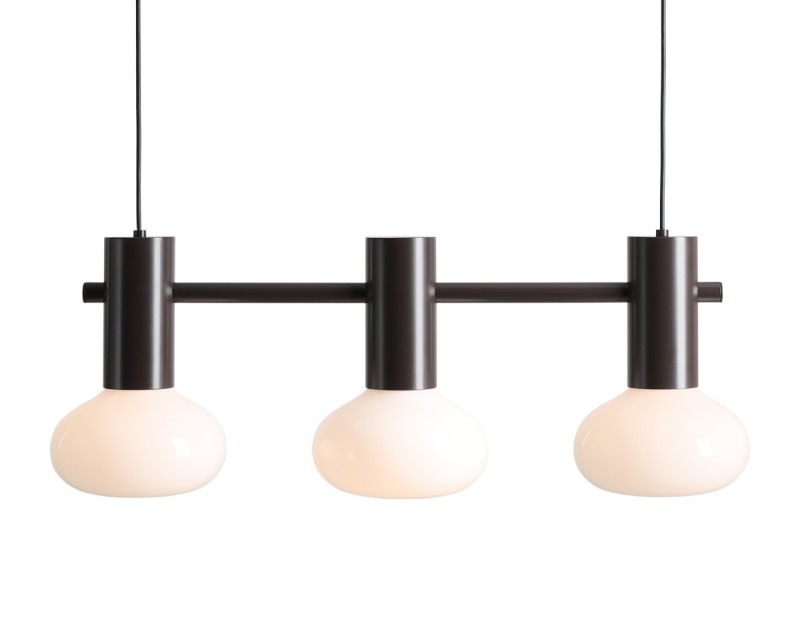LAMPA WISZĄCA FLO 3 MOKKA S (opal glass) 7000E28_S
