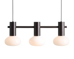 LAMPA WISZĄCA FLO 3 MOKKA S (opal glass) 7000E28_S