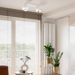 ALTEA WHITE LAMPA SUFITOWA 2 + ŻARÓWKI 6513