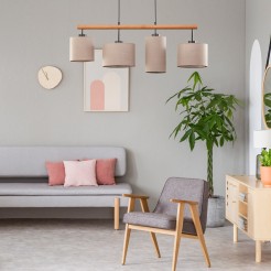 DEVA NATURE LAMPA WISZĄCA 4   FSC 100%, SA-COC-006060 6108