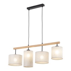 DEVA NATURE LAMPA WISZĄCA 4   FSC 100%, SA-COC-006060 6108