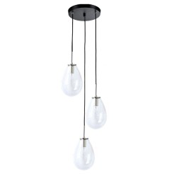 Lampa wisząca Fondi czarna 3xE14 LP-1214/3P