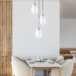 Lampa wisząca Fondi czarna 3xE14 LP-1214/3P