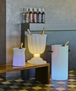 3134 PALMA BOTTLE RACK 70 LAMPA ZEWNĘTRZNA BIAŁA