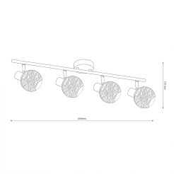 Lampa sufitowa DEX 4xE14 ML2120
