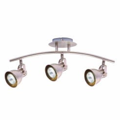 Kinkiet Bolzano nikiel 3xGU10 LP-8067/3W nikiel